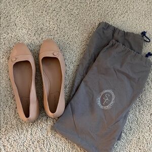 Sarah Flint Sacchetto Ballet Flat in Petal Nappa